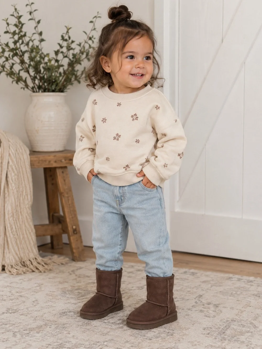 UGG Classic Dark Brown Boots Toddler Size 7